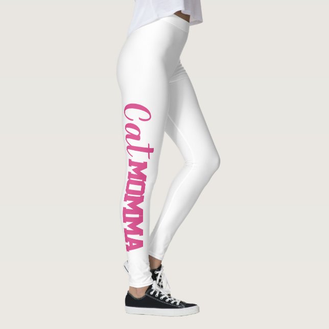 Legging tipografia CAT MOMMA divertida | (Direita)
