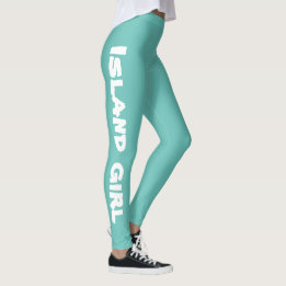 Legging tipografia divertida ISLAND GIRL |