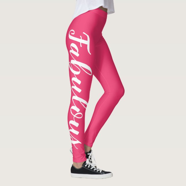 Legging Tipografia Fabulosa (Direita)