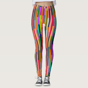 Legging Tiras Coloridas Finas