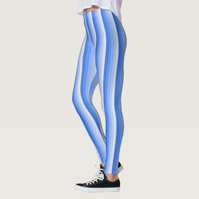Legging Tiras de sombra azuis (Esquerda)