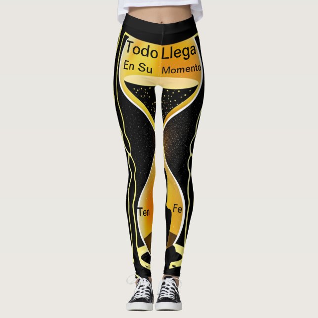 Legging “Todo llega en su momento” – Believe in Timing  (Frente)