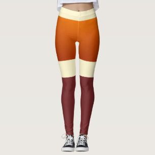 Legging Tons da Terra do Design do Sol da Cidade do Joelho