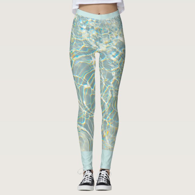 Legging Tons de Água Suave  (Frente)