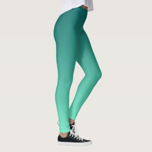 Legging Tons de Verde Água Azul Aquamarine