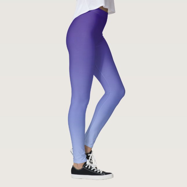 Legging Tons de Violeta Periwinkle ao Azul (Direita)