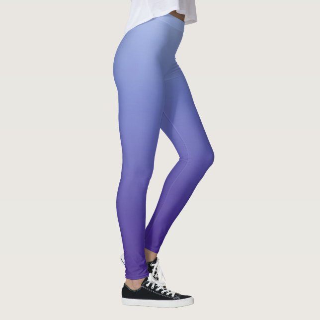 Legging Tons de Violeta Periwinkle ao Azul (Direita)