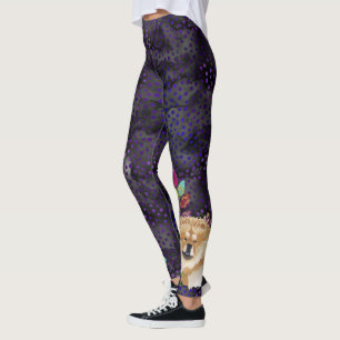 Legging Tons (roxos/magentas) da comida de DAEJA VU