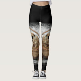 Legging "Toot suas próprias caneleiras do esquilo à terra