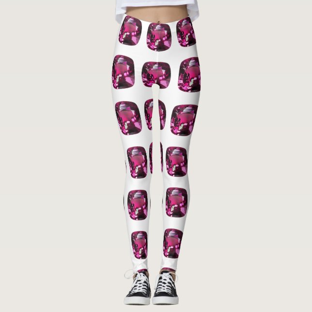 Legging Tormaline Gemstone Pink (Frente)