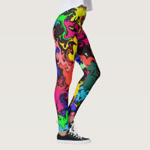 Legging Torres Coloridos abstrato /