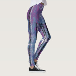 Legging Torres de cristal sobre o AJO Abstrato