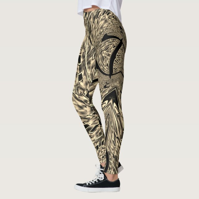 Legging Torto com um tom bege escuro, espelho (Esquerda)