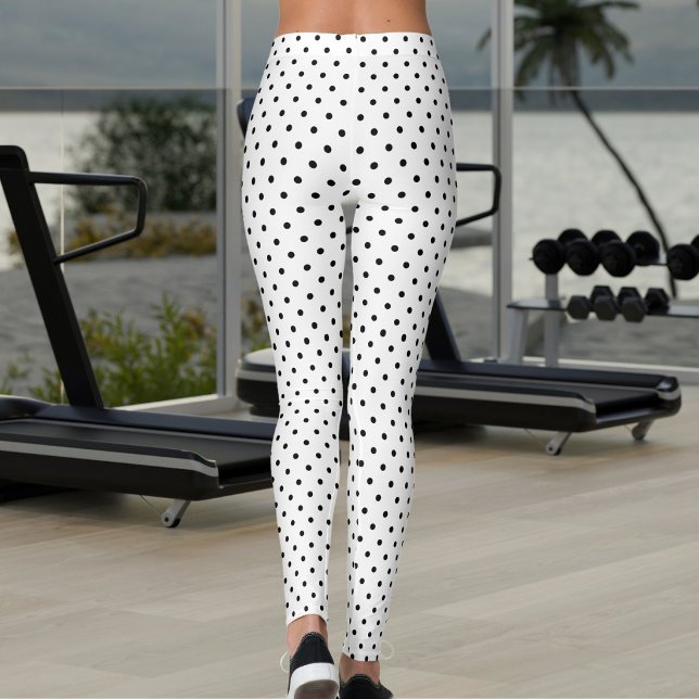 Legging Toz Designs Bolinhas em Clássico Preto e Branco  (Criador carregado)