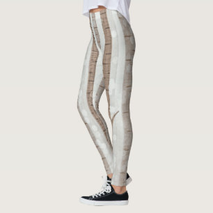 Legging Trabalho de arte de Árvores de Aves Elegantes Flo