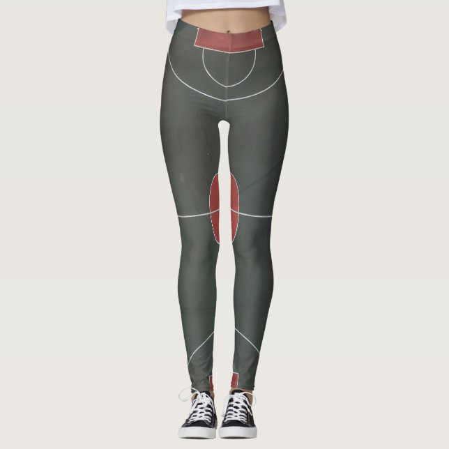 Legging Trabalho de arte de basquete bonito (Frente)