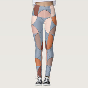 Legging Trabalho de arte de geometria: estilo escandinavo