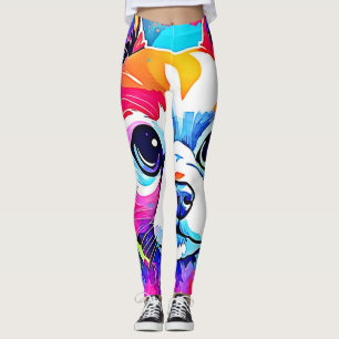 Legging Trabalho de arte Design