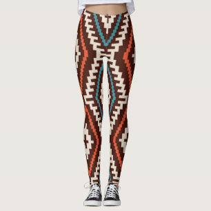 Legging Traço de Na moda de Moda Geométrica Padrão