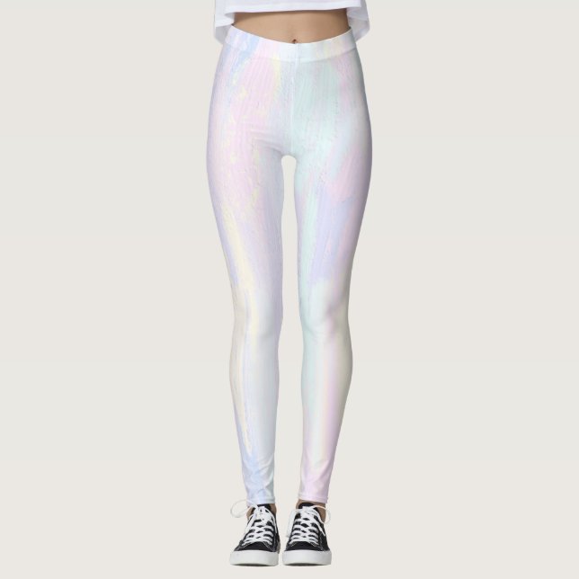 Legging Traços de Tinta Pastel (Frente)