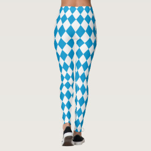 Legging Traje de Oktoberfest Bayern Azul e Branco