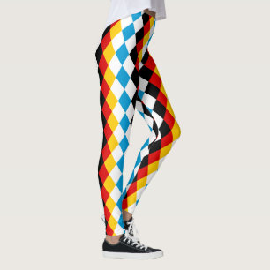 Legging Traje de Oktoberfest Cores da Bandeira Bávara e Al