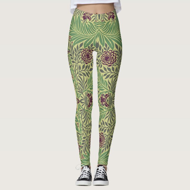 Legging Transforme seu Espaço com Padrões Florais Seamless (Frente)