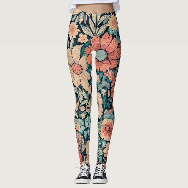 Legging Travesseiro Bohemian Flower Case (Frente)