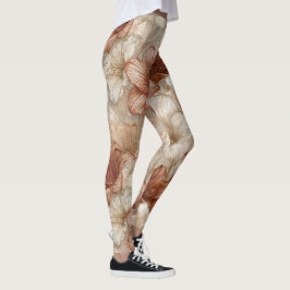 Legging Treino Clássico de Pétalas de Amarílis Fitness
