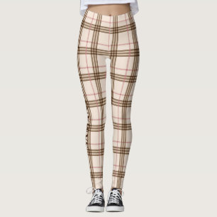 Legging Trendy beige castanho-rosa-rosa gold Thompson tart