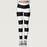Legging Trendy Black and White Stripes Bonitos Mulheres<br><div class="desc">Bonita Trendy Black and White Stripes Design de Leggings para mulheres. É adequado para roupas de yoga, roupas de corrida, roupas aeróbias, visto casual diário etc. E faz um belo presente de aniversário, presente de Natal etc para ela/mulheres.</div>