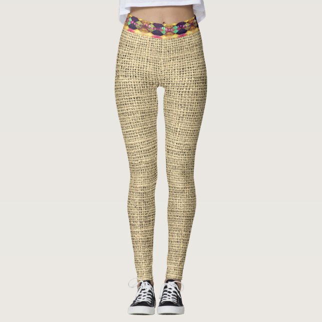 Legging Trendy Burlap Look (Frente)