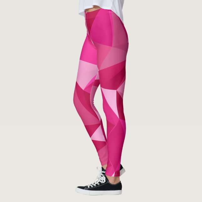 Legging Trendy Geométrico Halftone Impressão (Esquerda)