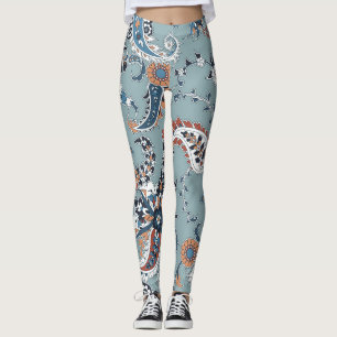 Legging Trendy Indian paisley: plano geral sem falhas.