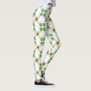 Legging Trevo sortudo, Vestido com Calla Lily