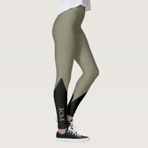 Legging Triângulo Preto   Inicial   Pernas de Cinza quente
