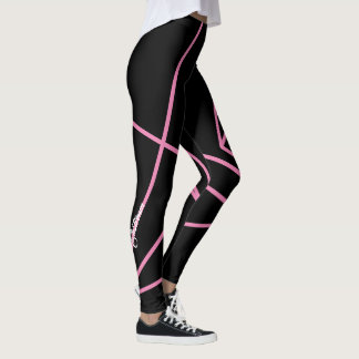 Legging Triângulo Rosa Quente