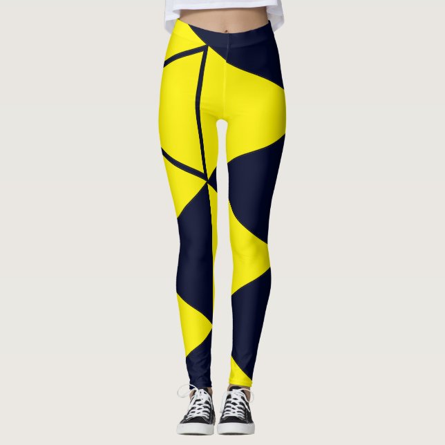 Legging Triângulos Amarelos (Frente)