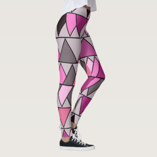 Legging Triângulos de Camo Rosa