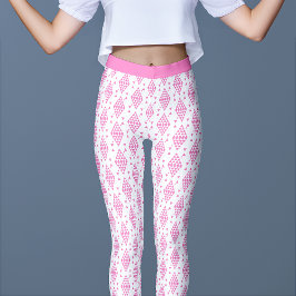 Legging Triângulos Geométricos Rosa