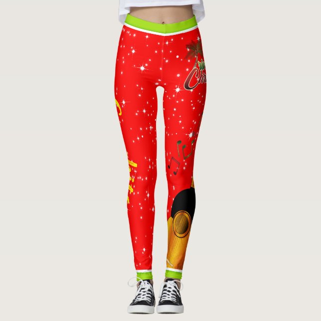 Legging Trini Natal / Marac & Cuatro / Seu Nome (Frente)