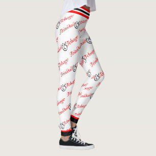 Legging Trini / Patriótico Trinidad e Tobago - Branco