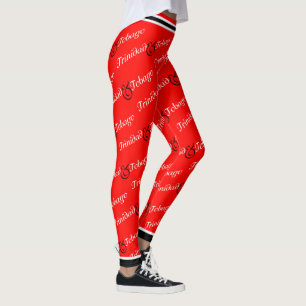 Legging Trini / Patriótico Trinidad e Tobago - Vermelho