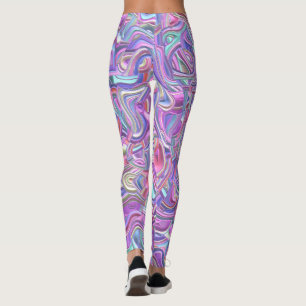 Legging Trippy Colorors 3D Swirls