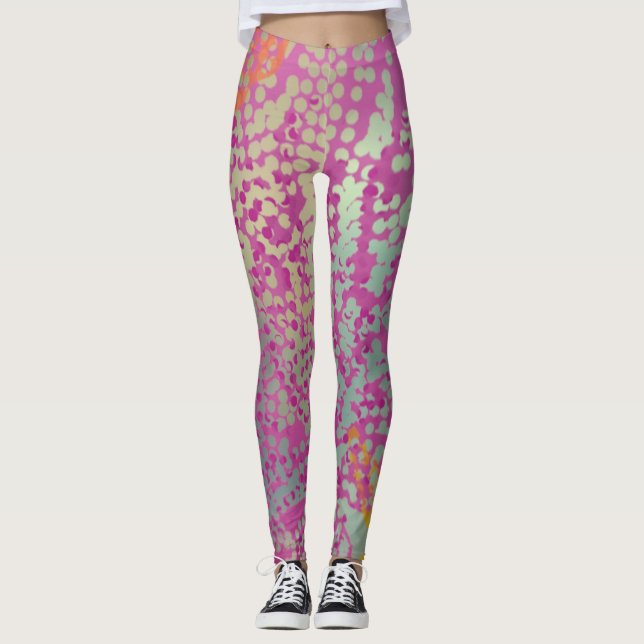 Legging Trippy Modern Abstrato (Frente)