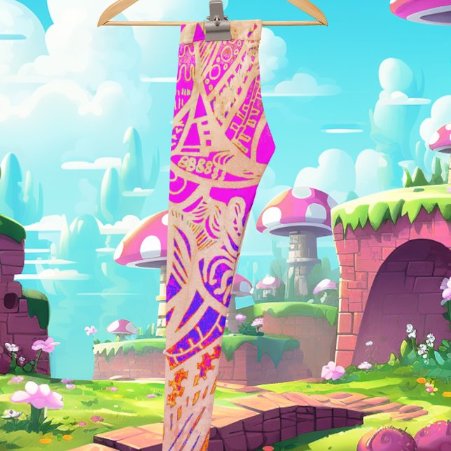 Legging Trippy Pink Boho (Criador carregado)
