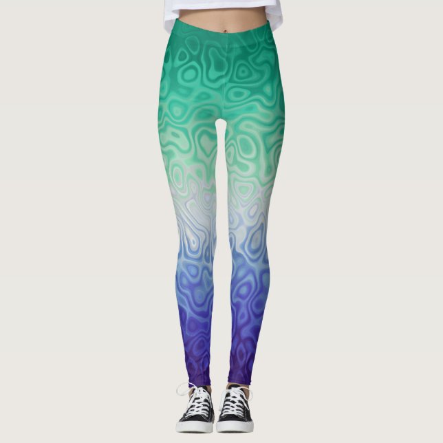Legging Trippy Ripply Funky Boho MLM Homens que Amam Homen (Frente)