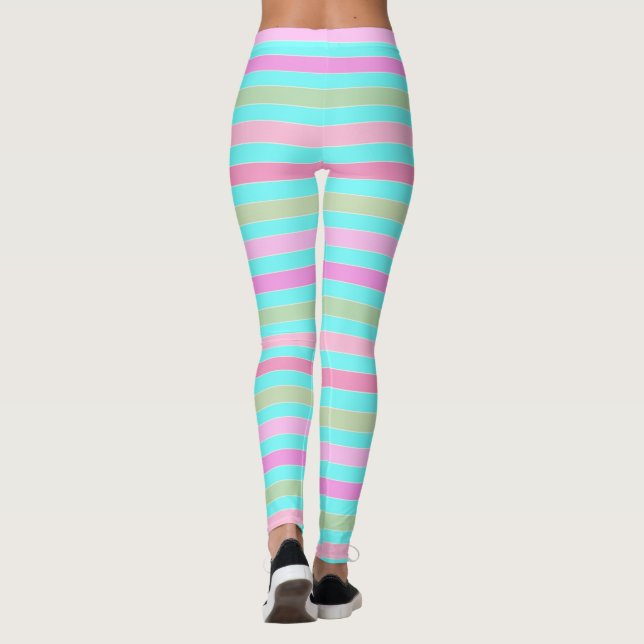 Legging Triturado, turquesa (Verso)