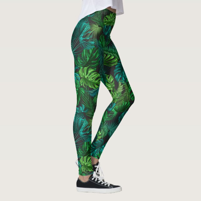 Legging Tropicais Verdes (Direita)