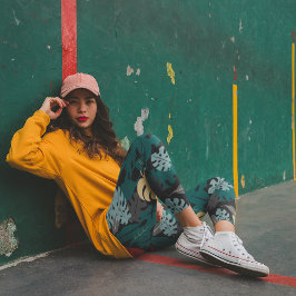 Legging Tropical Escura